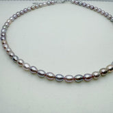Freshwater Seedless Pearl Set Full String Necklace and Bracelet (5-6mm)